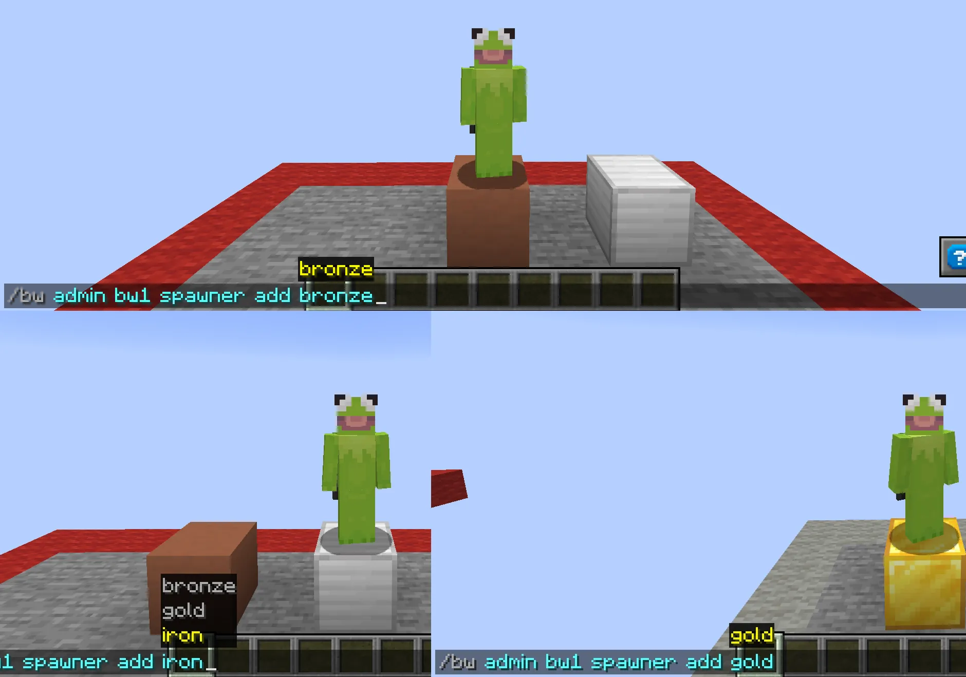 Generátory BedWars