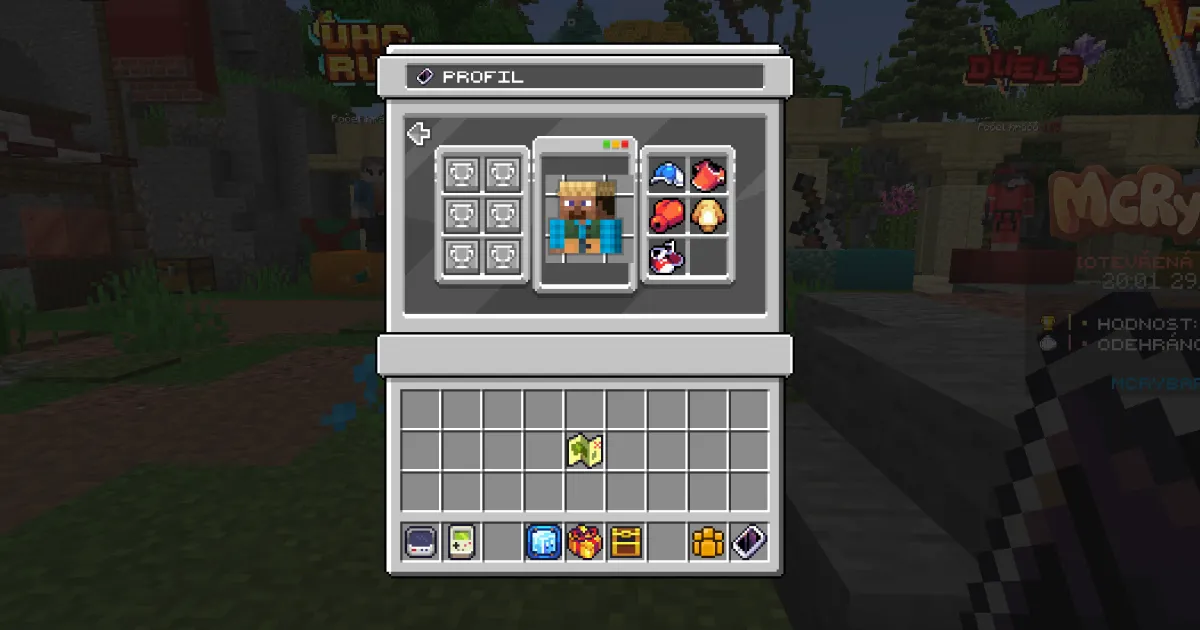 Custom resource pack na MCRybar