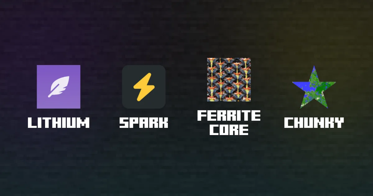 Fabric mody pro optimalizaci Minecraft serveru